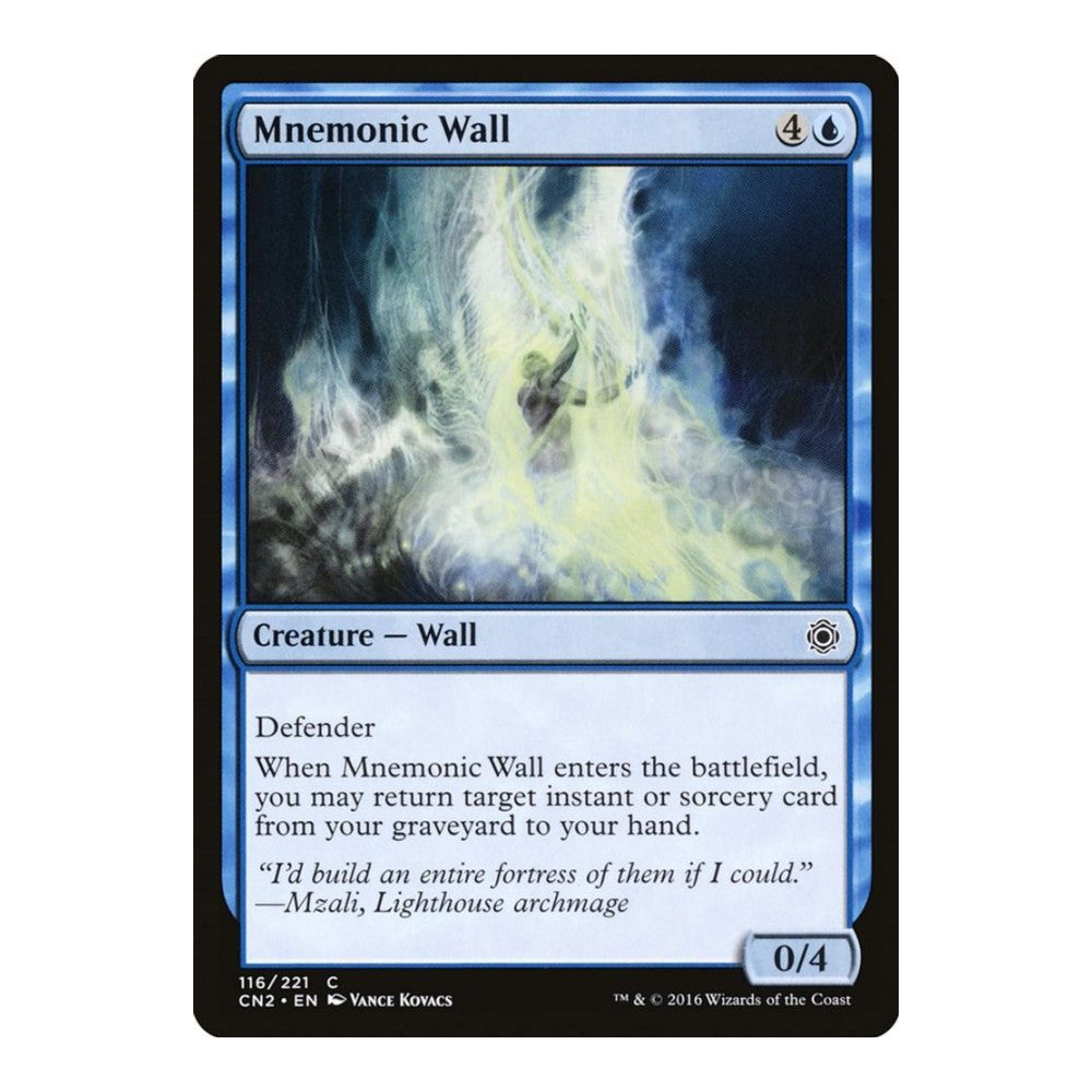 2016 Magic: The Gathering: Conspiracy: Take the Crown (CN2) - Mnemonic Wall (#116, Common) (, Near Mint)