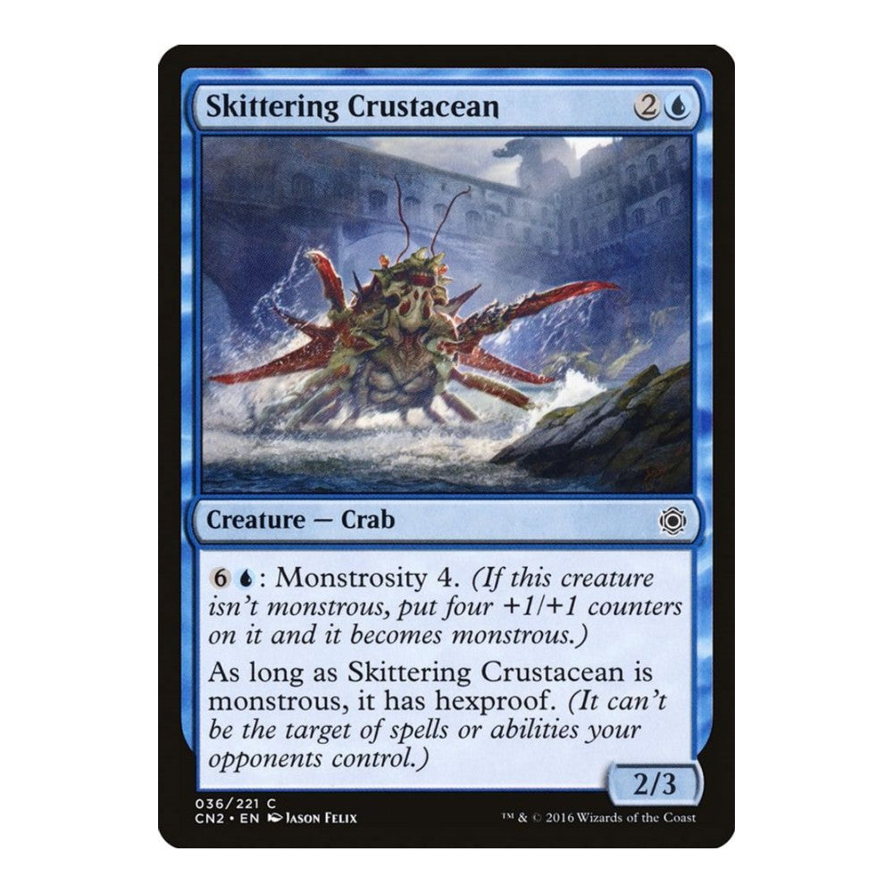 2016 Magic: The Gathering: Conspiracy: Take the Crown (CN2) - Skittering Crustacean (#36, Common) (, Near Mint)