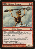 2005 Magic: The Gathering: Betrayers of Kamigawa (BOK) - Akki Blizzard Herder (#91, Common) (, Near Mint)