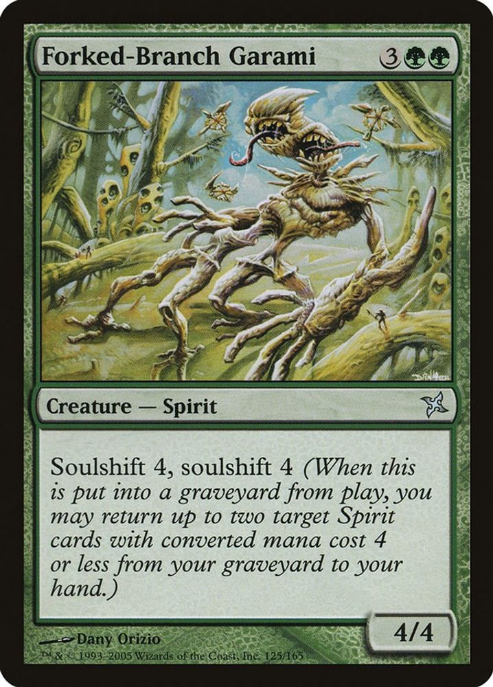2005 Magic: The Gathering: Betrayers of Kamigawa (BOK) - Forked Branch Garami (#125, Uncommon) (, Near Mint)