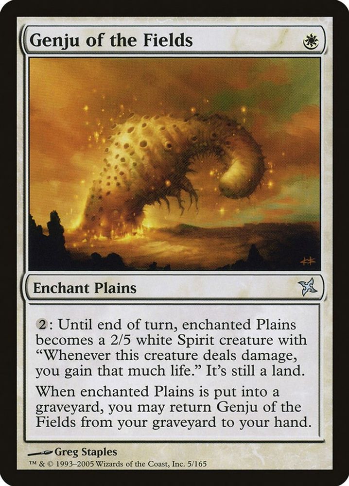 2005 Magic: The Gathering: Betrayers of Kamigawa (BOK) - Genju of the Fields (#5, Uncommon) (, Near Mint)