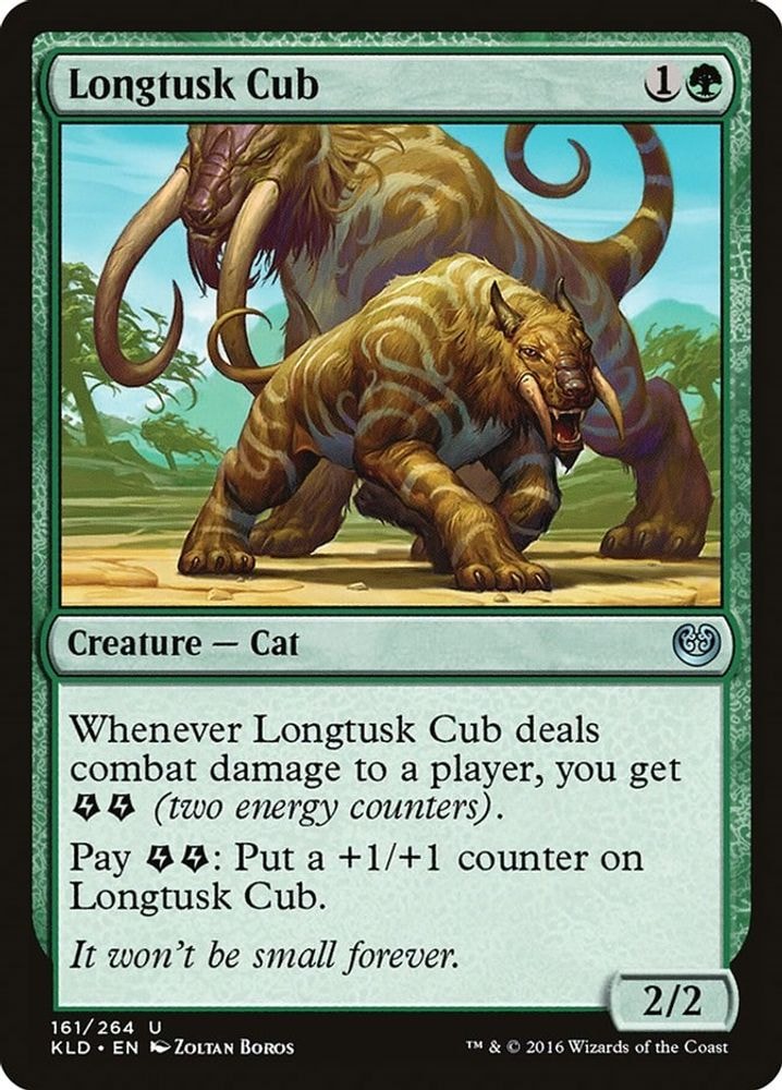 2016 Magic: The Gathering: Kaladesh (KLD) - Longtusk Cub (#161, Uncommon) (, Near Mint)