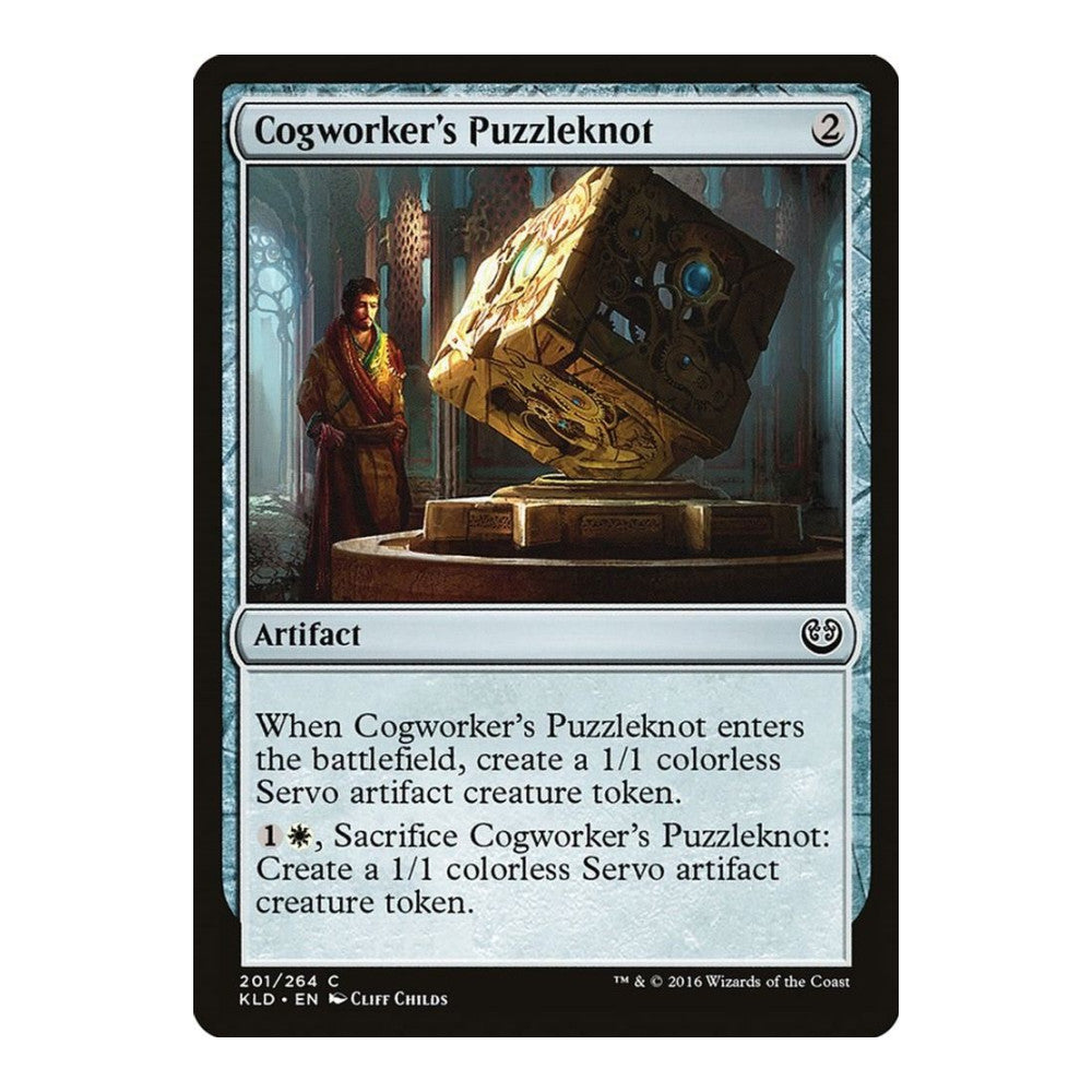 2016 Magic: The Gathering: Kaladesh (KLD) - Cogworkers Puzzleknot (#201, Common) (, Near Mint)