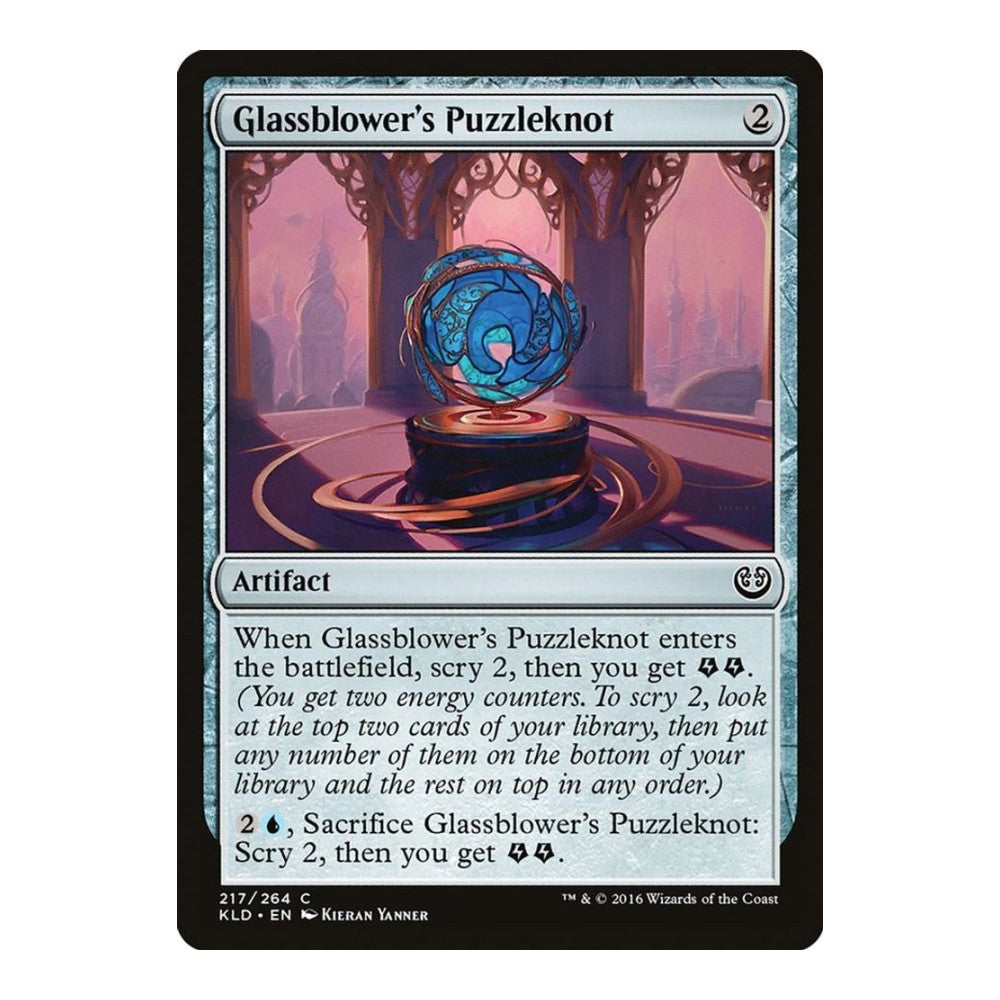 2016 Magic: The Gathering: Kaladesh (KLD) - Glassblowers Puzzleknot (#217, Common) (, Near Mint)