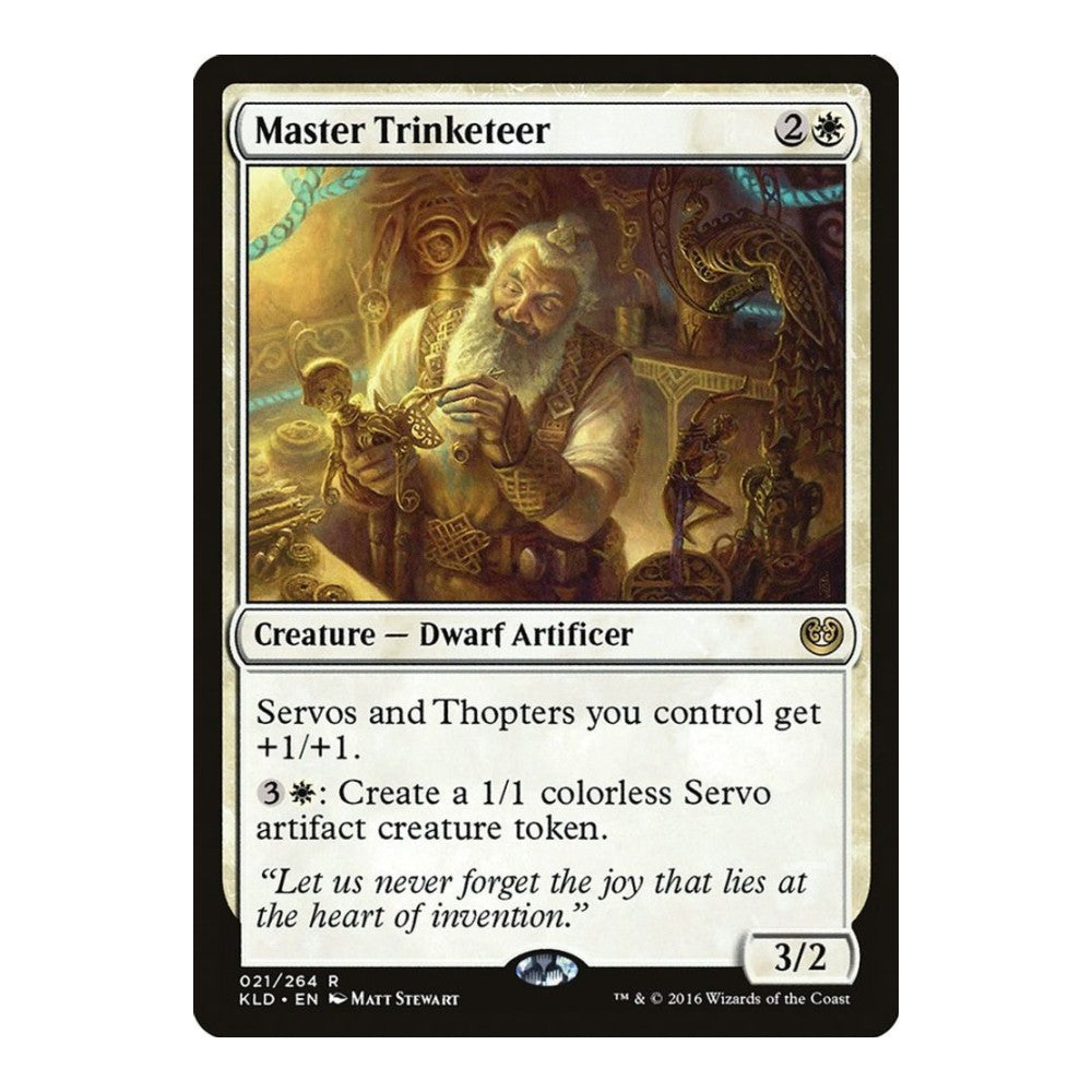 2016 Magic: The Gathering: Kaladesh (KLD) - Master Trinketeer (#21, Rare) (Foil, Near Mint)