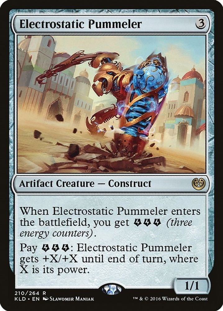 2016 Magic: The Gathering: Kaladesh (KLD) - Electrostatic Pummeler (#210, Rare) (, Near Mint)