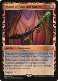 2016 Magic: The Gathering: Masterpiece Series: Kaladesh Inventions (MPS) - Sword of Feast and Famine (#28, Mythic Rare) (Foil, Damaged)