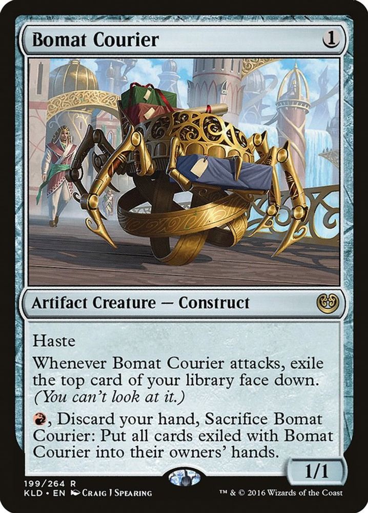 2016 Magic: The Gathering: Kaladesh (KLD) - Bomat Courier (#199, Rare) (, Near Mint)