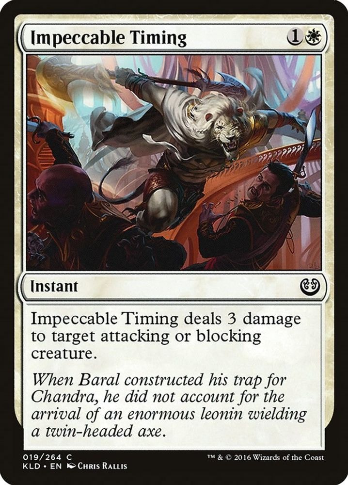 2016 Magic: The Gathering: Kaladesh (KLD) - Impeccable Timing (#19, Common) (, Near Mint)