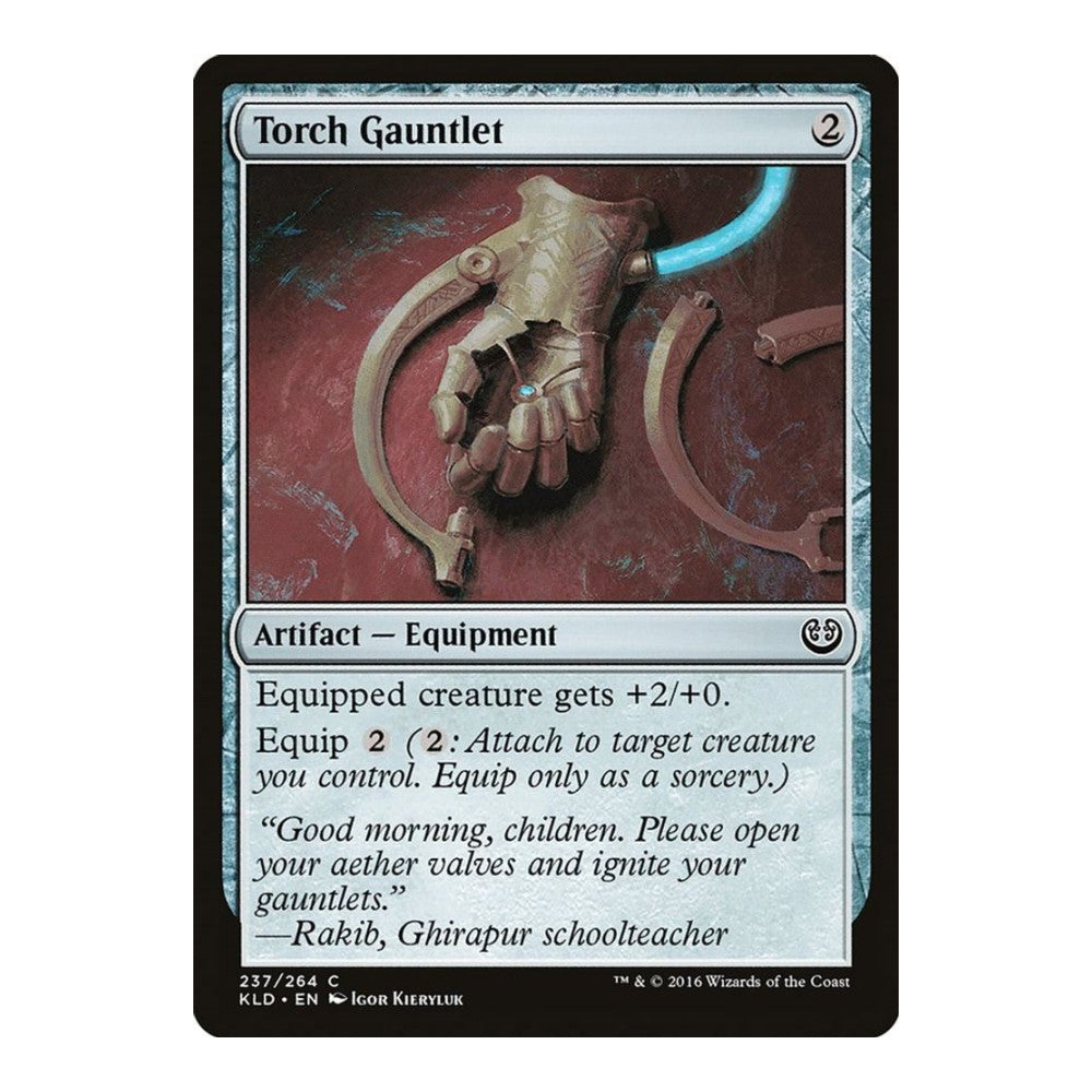 2016 Magic: The Gathering: Kaladesh (KLD) - Torch Gauntlet (#237, Common) (, Near Mint)