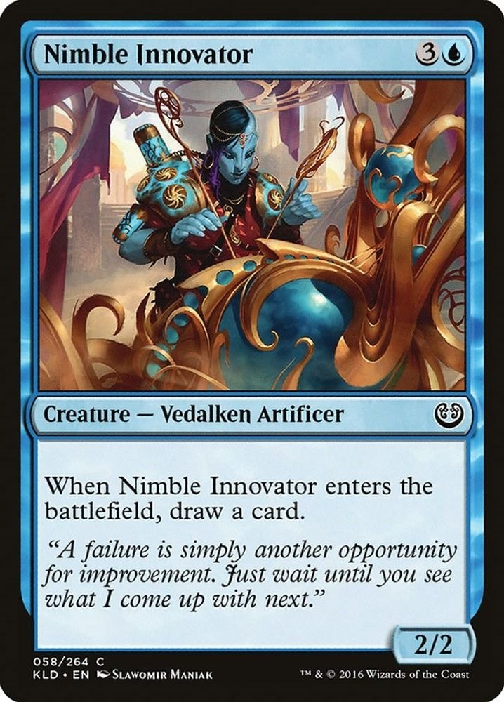 2016 Magic: The Gathering: Kaladesh (KLD) - Nimble Innovator (#58, Common) (, Near Mint)
