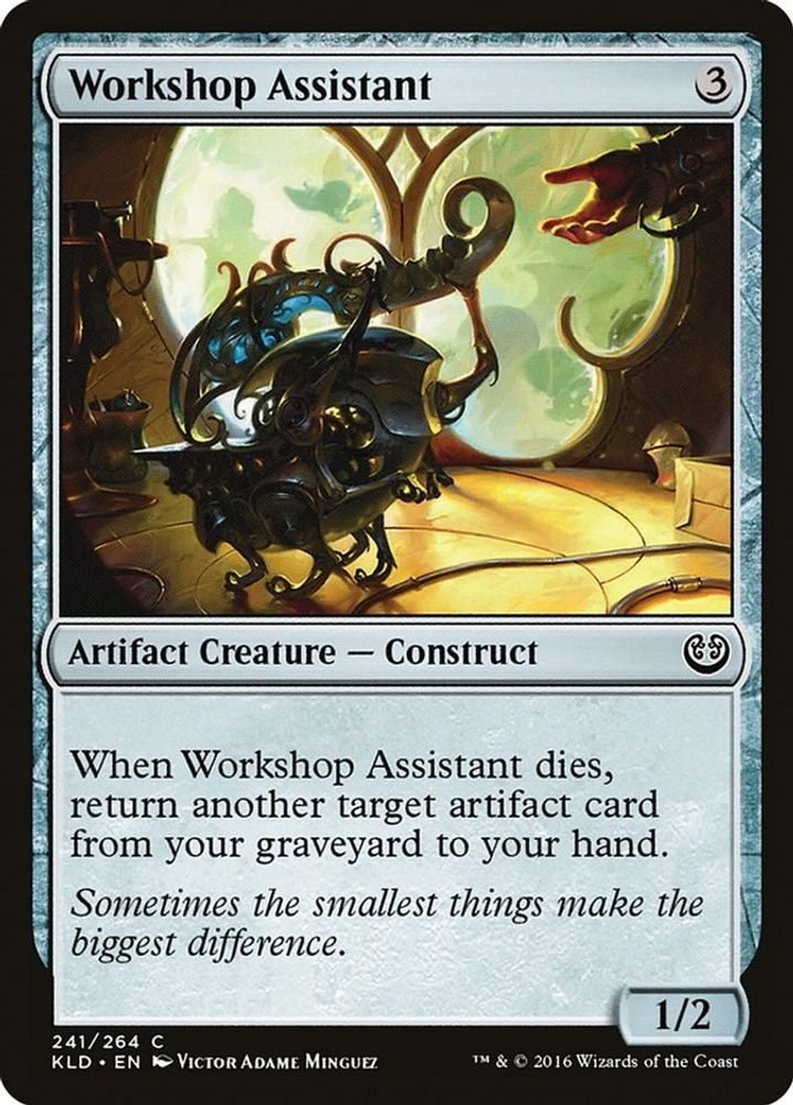 2016 Magic: The Gathering: Kaladesh (KLD) - Workshop Assistant (#241, Common) (, Near Mint)