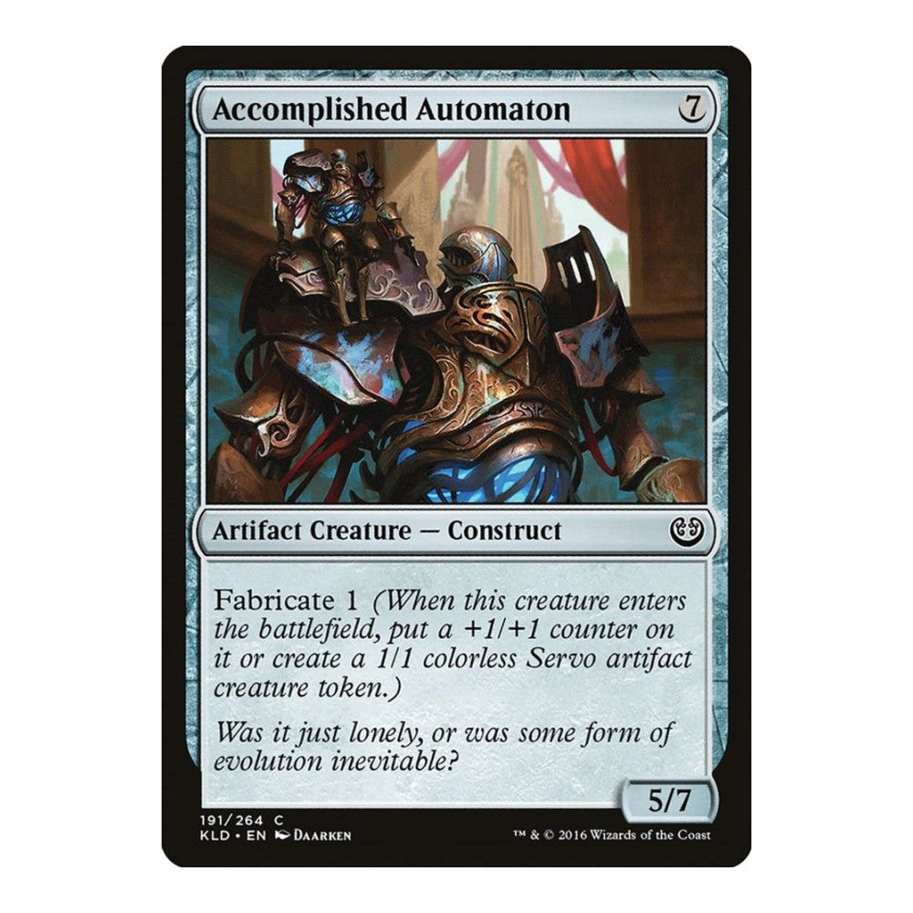2016 Magic: The Gathering: Kaladesh (KLD) - Accomplished Automaton (#191, Common) (, Near Mint)
