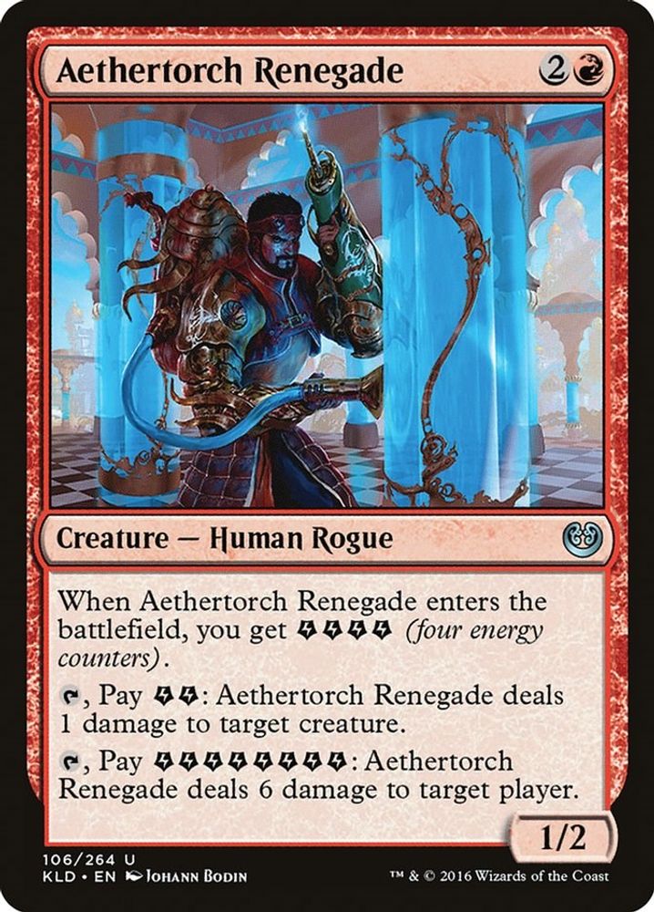 2016 Magic: The Gathering: Kaladesh (KLD) - Aethertorch Renegade (#106, Uncommon) (, Near Mint)