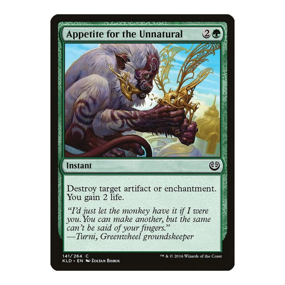 Appetite for the Unnatural - Kaladesh () - Near Mint -
