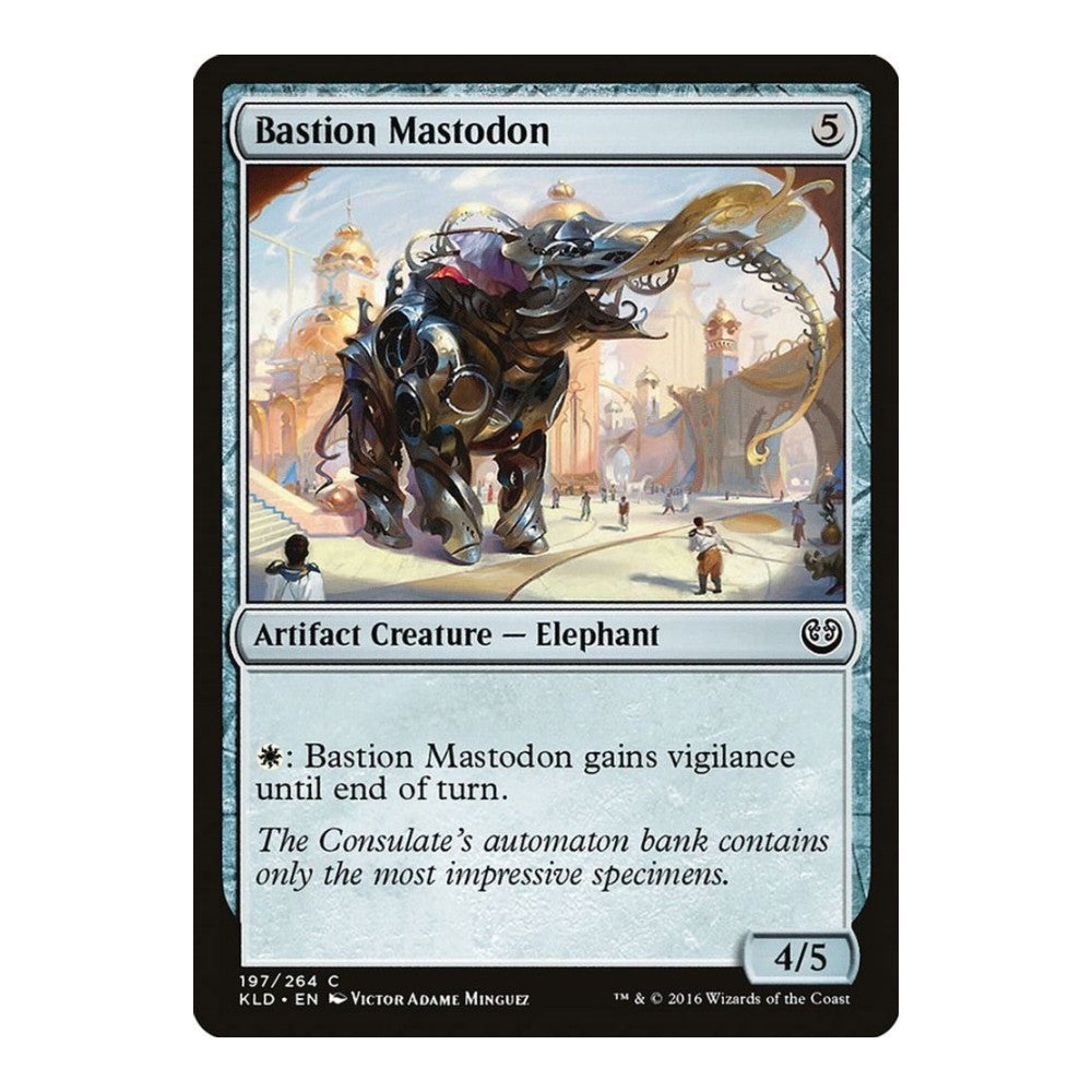 2016 Magic: The Gathering: Kaladesh (KLD) - Bastion Mastodon (#197, Common) (, Near Mint)