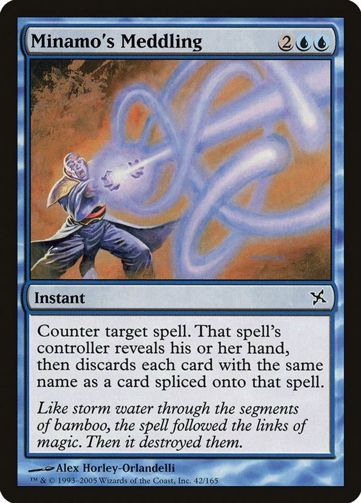 2005 Magic: The Gathering: Betrayers of Kamigawa (BOK) - Minamos Meddling (#42, Common) (, Near Mint)