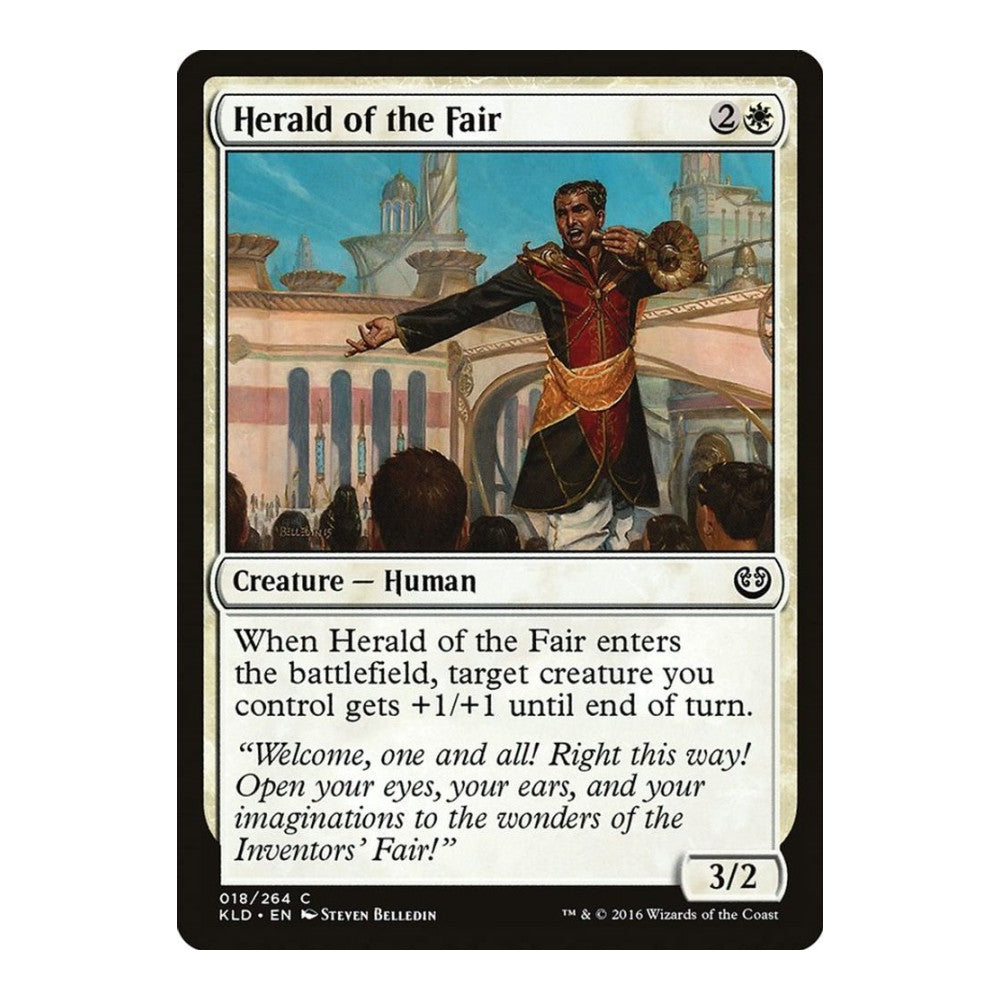 2016 Magic: The Gathering: Kaladesh (KLD) - Herald of the Fair (#18, Common) (, Near Mint)