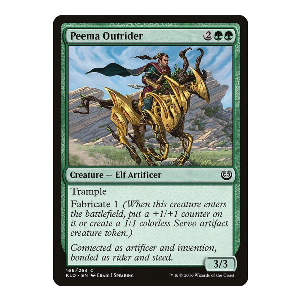 2016 Magic: The Gathering: Kaladesh (KLD) - Peema Outrider (#166, Common) (, Near Mint)
