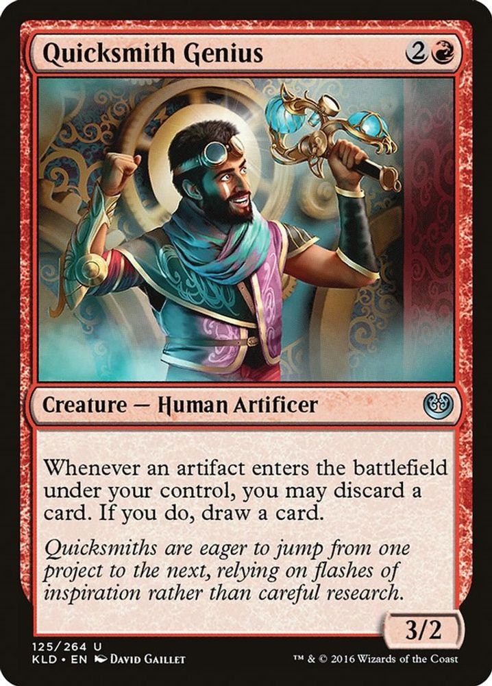 2016 Magic: The Gathering: Kaladesh (KLD) - Quicksmith Genius (#125, Uncommon) (, Near Mint)