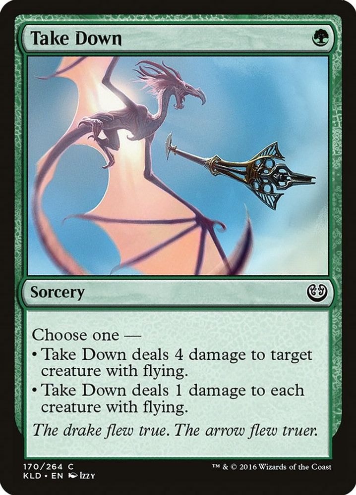 2016 Magic: The Gathering: Kaladesh (KLD) - Take Down (#170, Common) (, Near Mint)
