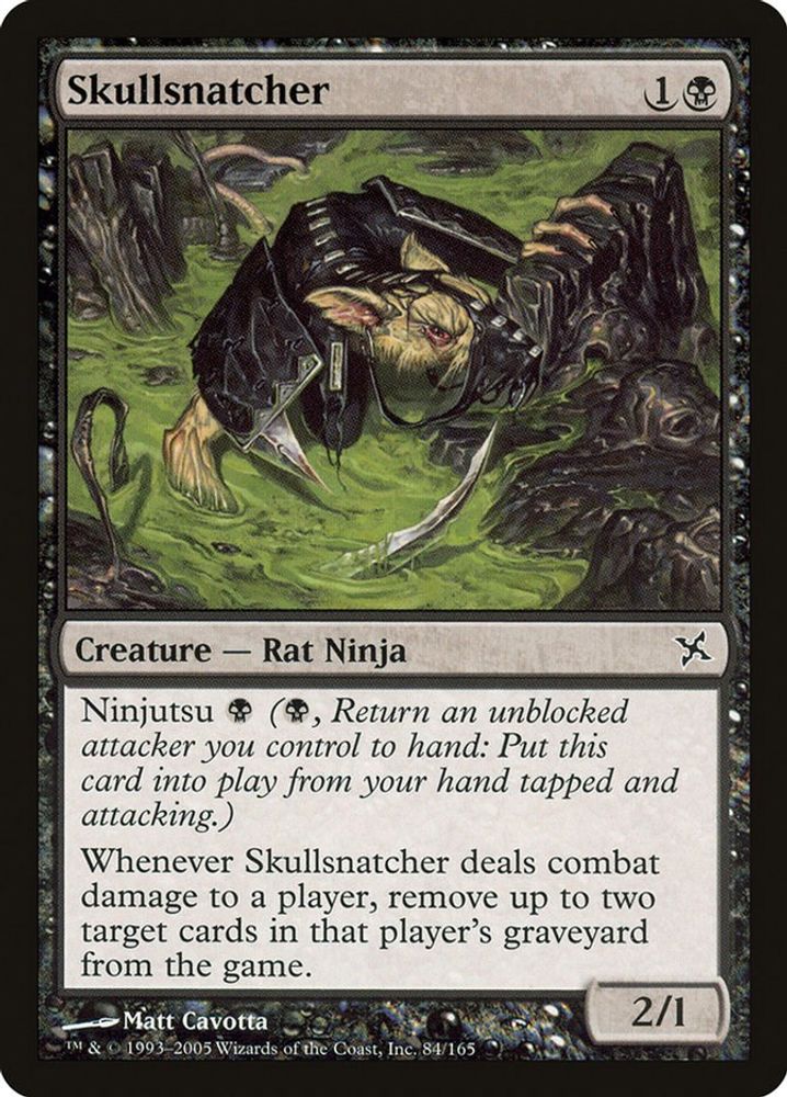 2005 Magic: The Gathering: Betrayers of Kamigawa (BOK) - Skullsnatcher (#84, Common) (, Near Mint)