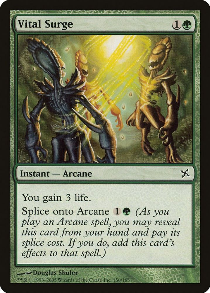 2005 Magic: The Gathering: Betrayers of Kamigawa (BOK) - Vital Surge (#150, Common) (, Near Mint)