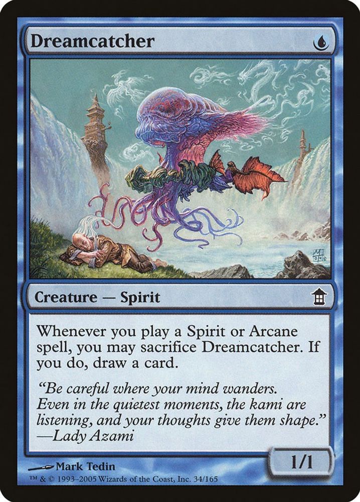 2005 Magic: The Gathering: Saviors of Kamigawa (SOK) - Dreamcatcher (#34, Common) (, Near Mint)