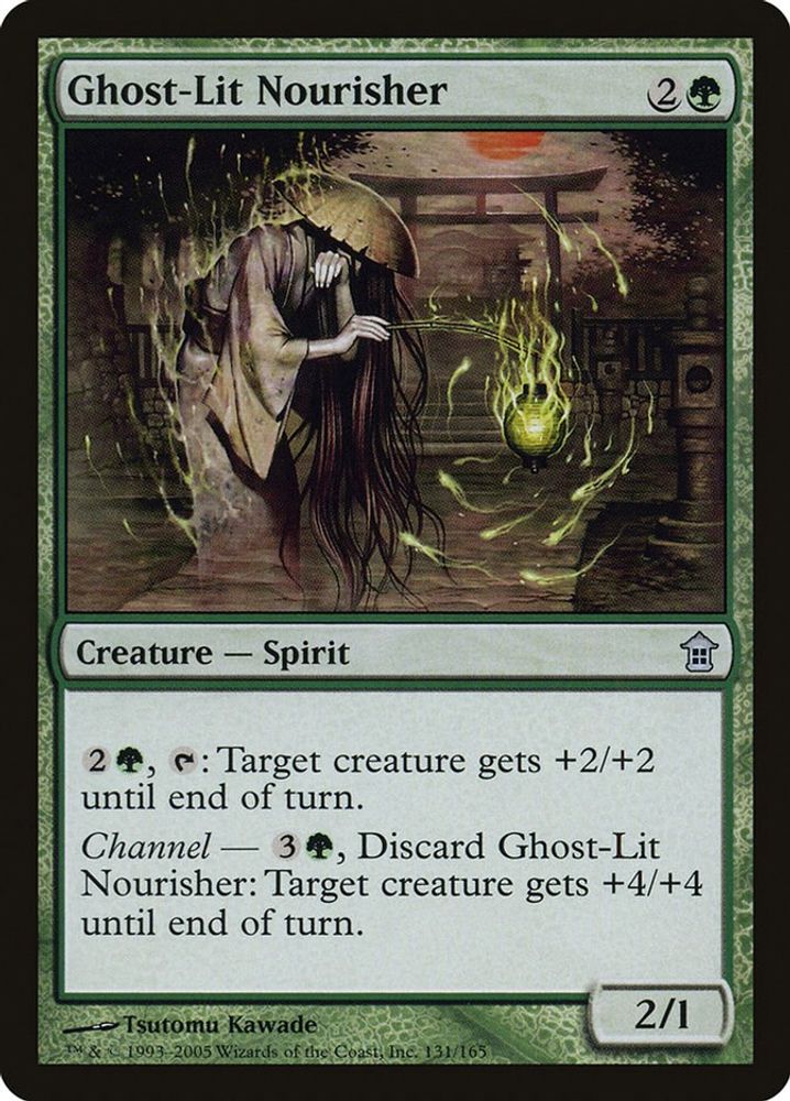 2005 Magic: The Gathering: Saviors of Kamigawa (SOK) - Ghost Lit Nourisher (#131, Uncommon) (, Near Mint)