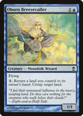 2005 Magic: The Gathering: Saviors of Kamigawa (SOK) - Oboro Breezecaller (#48, Common) (, Near Mint)