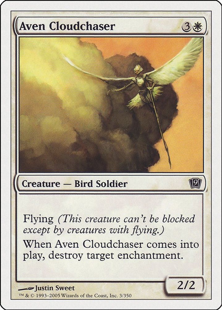 2005 Magic: The Gathering: 9th Edition (9ED) - Aven Cloudchaser (#3★, Common) (, Near Mint)