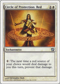 2005 Magic: The Gathering: 9th Edition (9ED) - Circle of Protection Red (#11★, Uncommon) (, Near Mint)