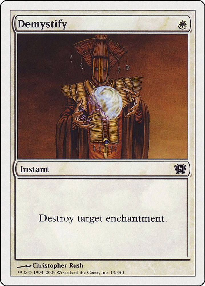 2005 Magic: The Gathering: 9th Edition (9ED) - Demystify (#13★, Common) (, Near Mint)