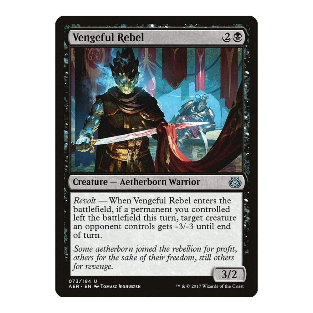 Vengeful Rebel - Aether Revolt () - Near Mint -