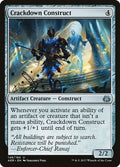2017 Magic: The Gathering: Aether Revolt (AER) - Crackdown Construct (#148, Uncommon) (, Near Mint)