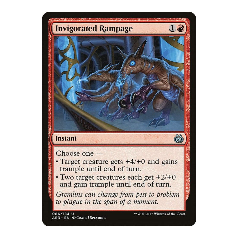 Invigorated Rampage - Aether Revolt () - Near Mint -