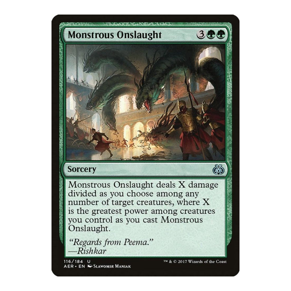 Monstrous Onslaught - Aether Revolt () - Near Mint -
