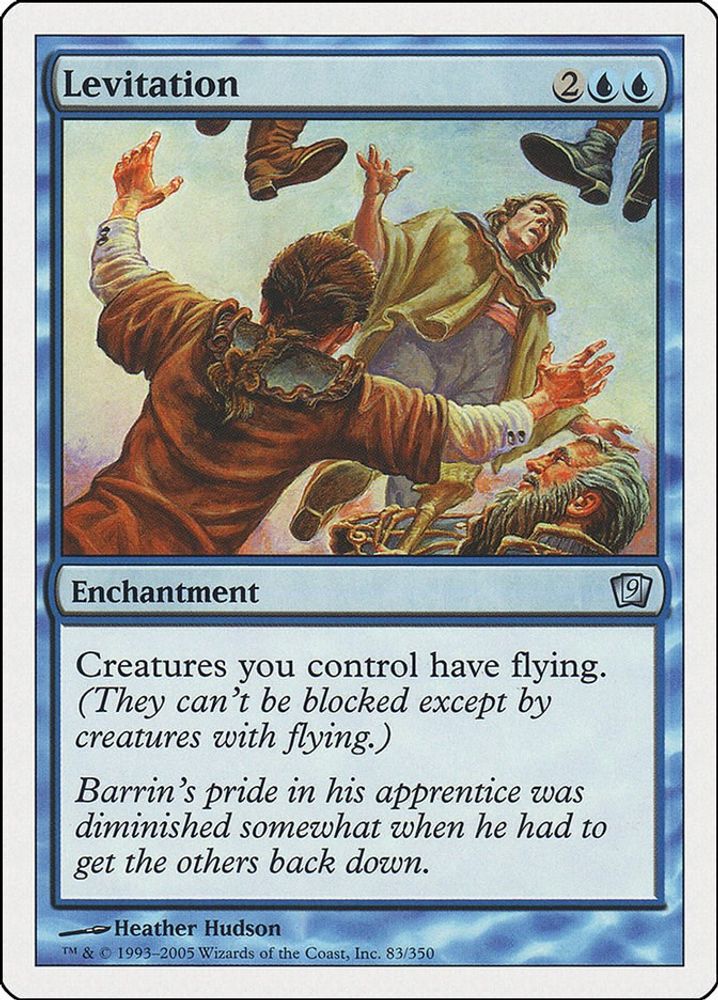 2005 Magic: The Gathering: 9th Edition (9ED) - Levitation (#83★, Uncommon) (, Near Mint)