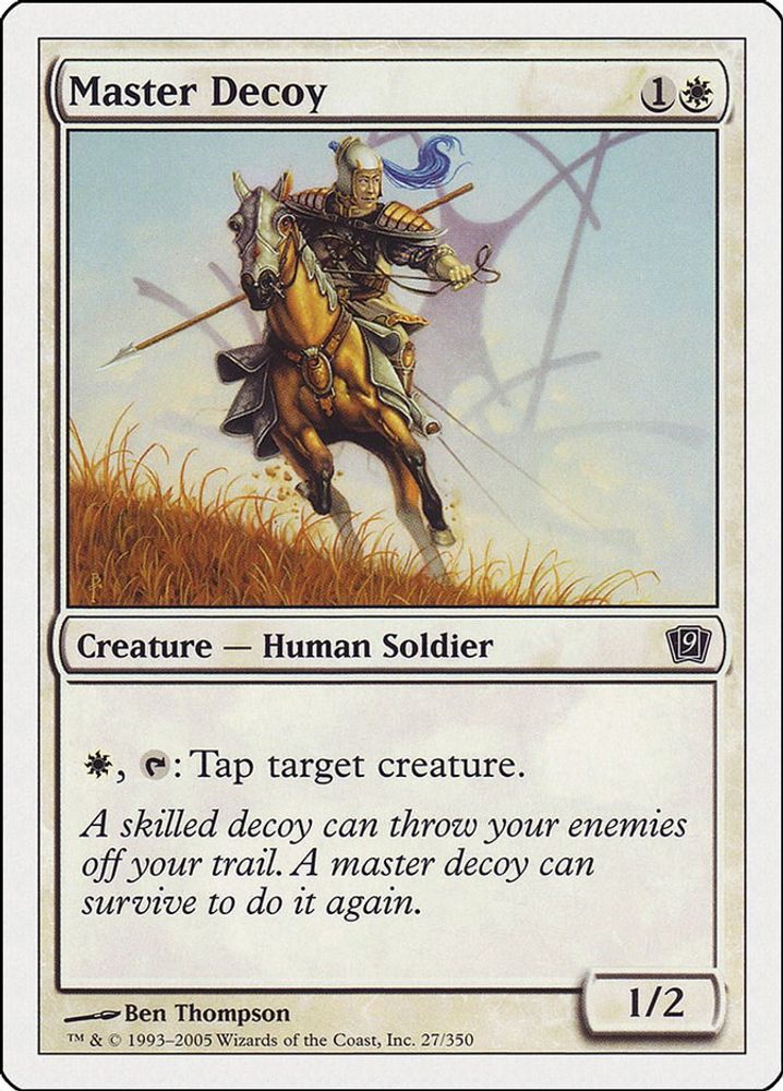 2005 Magic: The Gathering: 9th Edition (9ED) - Master Decoy (#27★, Common) (, Near Mint)