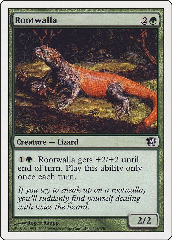 2005 Magic: The Gathering: 9th Edition (9ED) - Rootwalla (#268★, Common) (, Near Mint)
