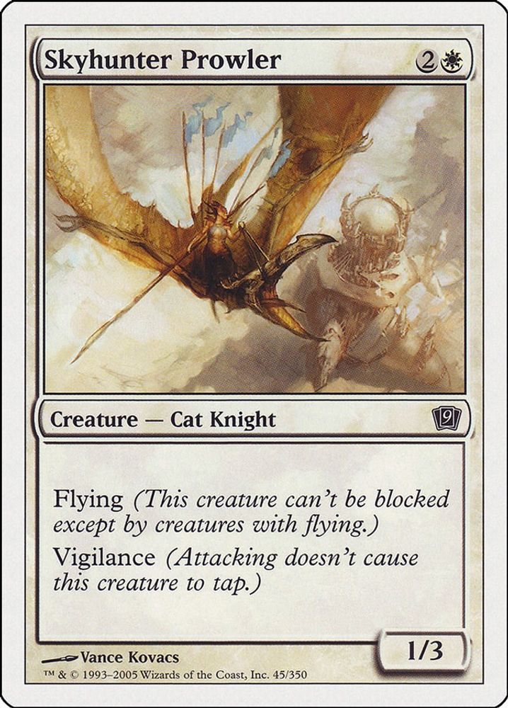 2005 Magic: The Gathering: 9th Edition (9ED) - Skyhunter Prowler (#45★, Common) (, Near Mint)
