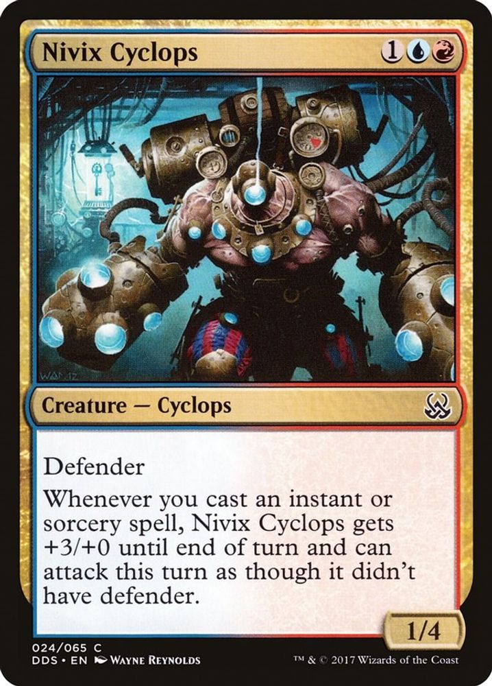 2017 Magic: The Gathering: Duel Decks: Mind vs. Might (DDS) - Nivix Cyclops (#24, Common) (, Near Mint)