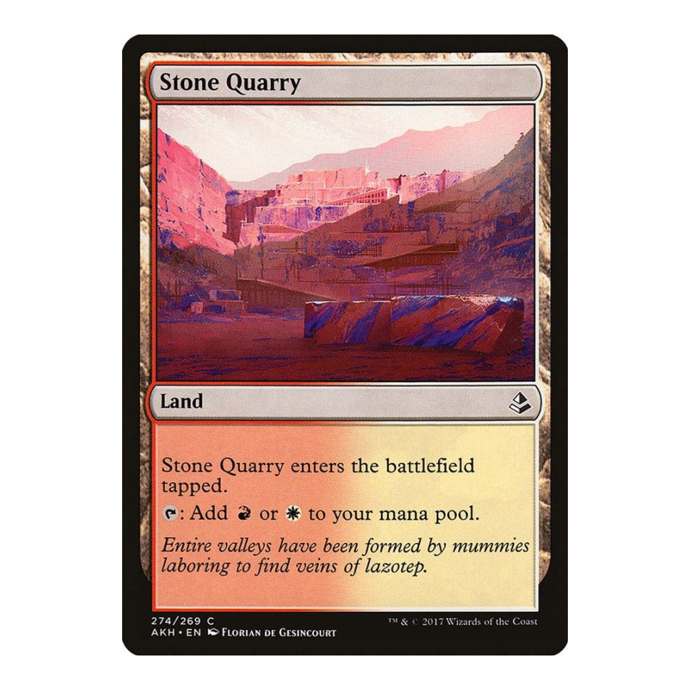 2017 Magic: The Gathering: Amonkhet (AKH) - Stone Quarry (#274, Common) (, Near Mint)