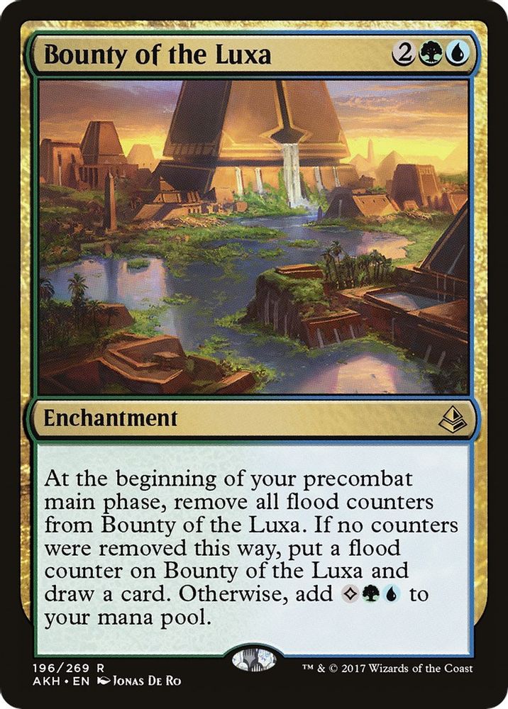 2017 Magic: The Gathering: Amonkhet (AKH) - Bounty of the Luxa (#196, Rare) (, Near Mint)