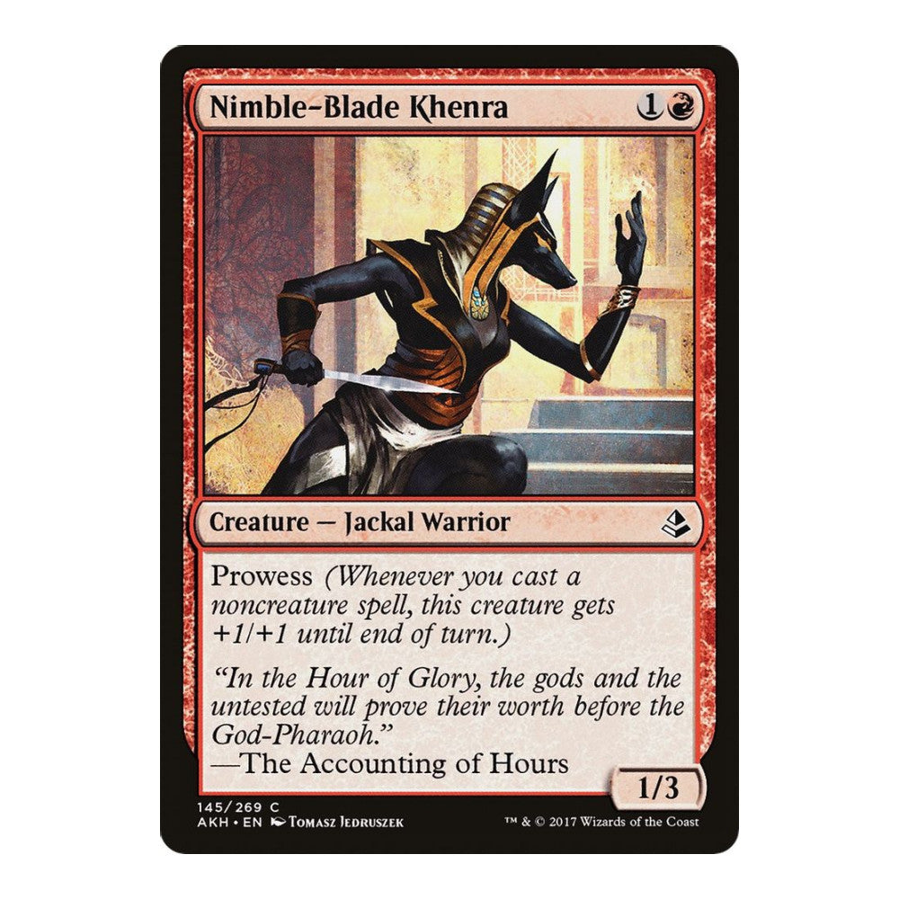 Nimble Blade Khenra - Amonkhet () - Near Mint -