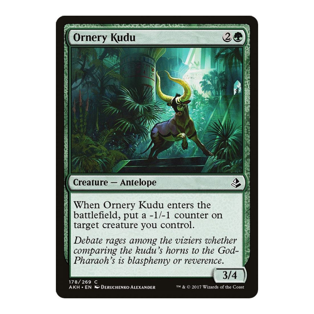 Ornery Kudu - Amonkhet () - Near Mint -
