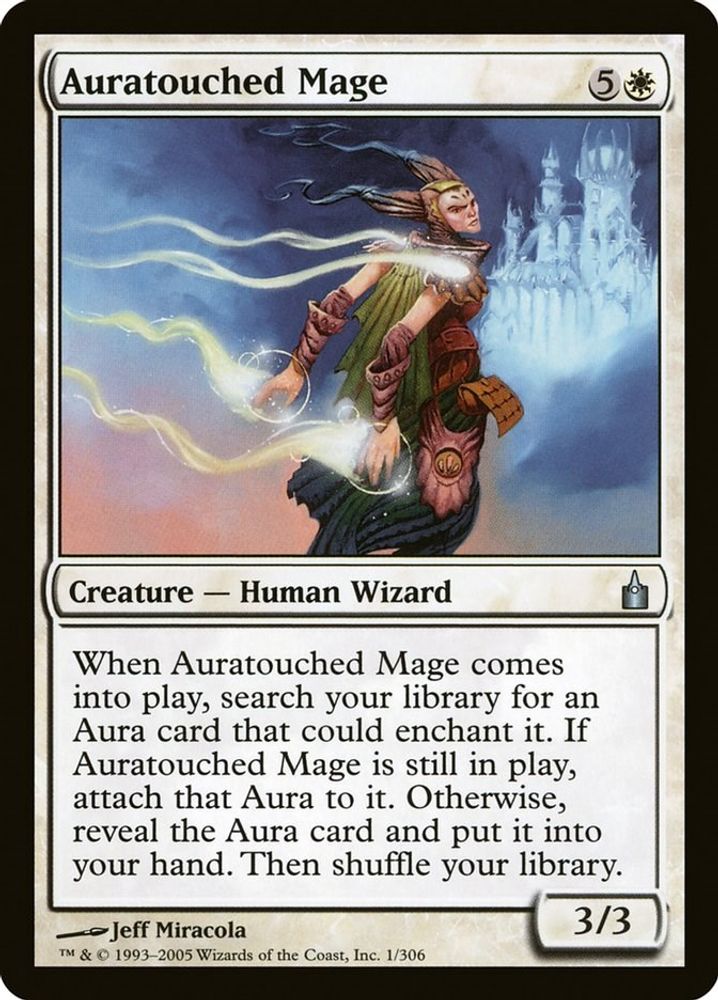2005 Magic: The Gathering: Ravnica: City of Guilds (RAV) - Auratouched Mage (#1, Uncommon) (, Near Mint)