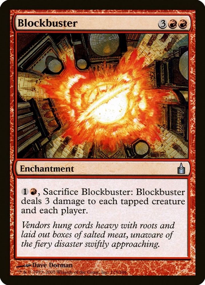 2005 Magic: The Gathering: Ravnica: City of Guilds (RAV) - Blockbuster (#115, Uncommon) (, Near Mint)