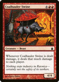 2005 Magic: The Gathering: Ravnica: City of Guilds (RAV) - Coalhauler Swine (#119, Common) (, Near Mint)