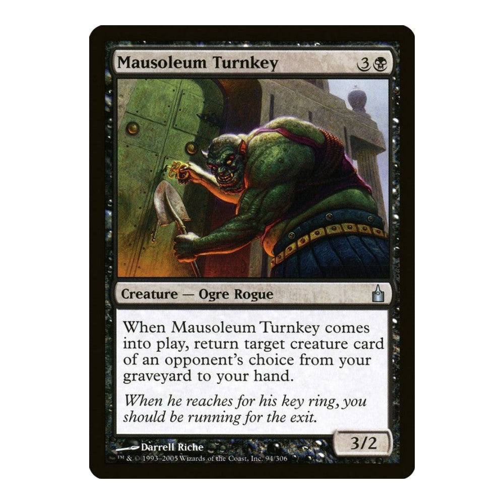 2005 Magic: The Gathering: Ravnica: City of Guilds (RAV) - Mausoleum Turnkey (#94, Uncommon) (Foil, Near Mint)